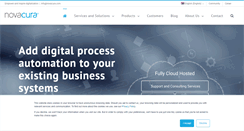 Desktop Screenshot of novacura.com